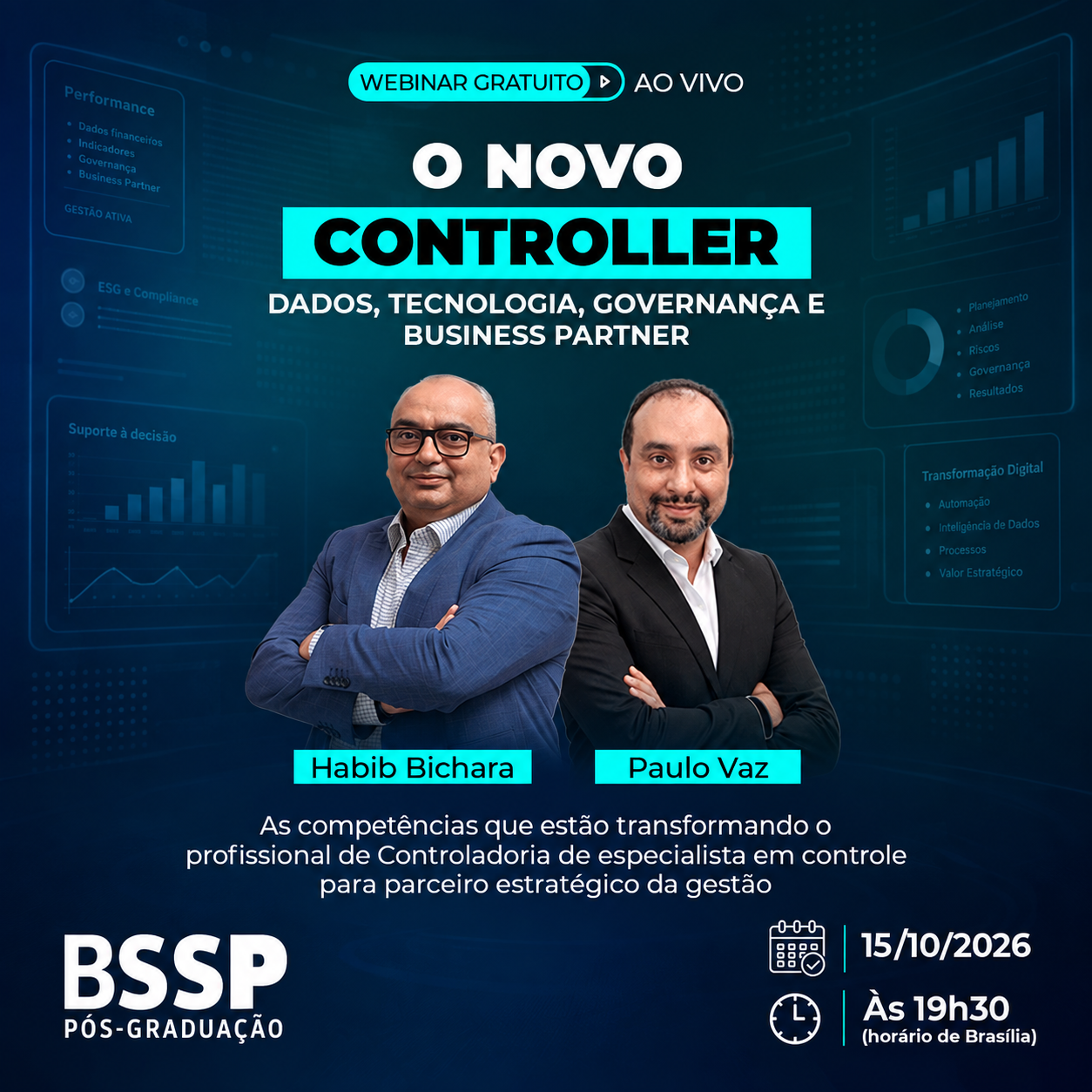 Evento O Novo Controller: Dados e Tecnologia da BSSP
