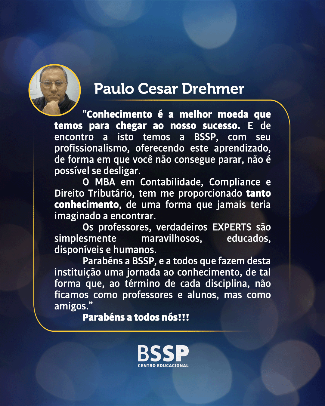 Depoimento de Paulo Drehmer