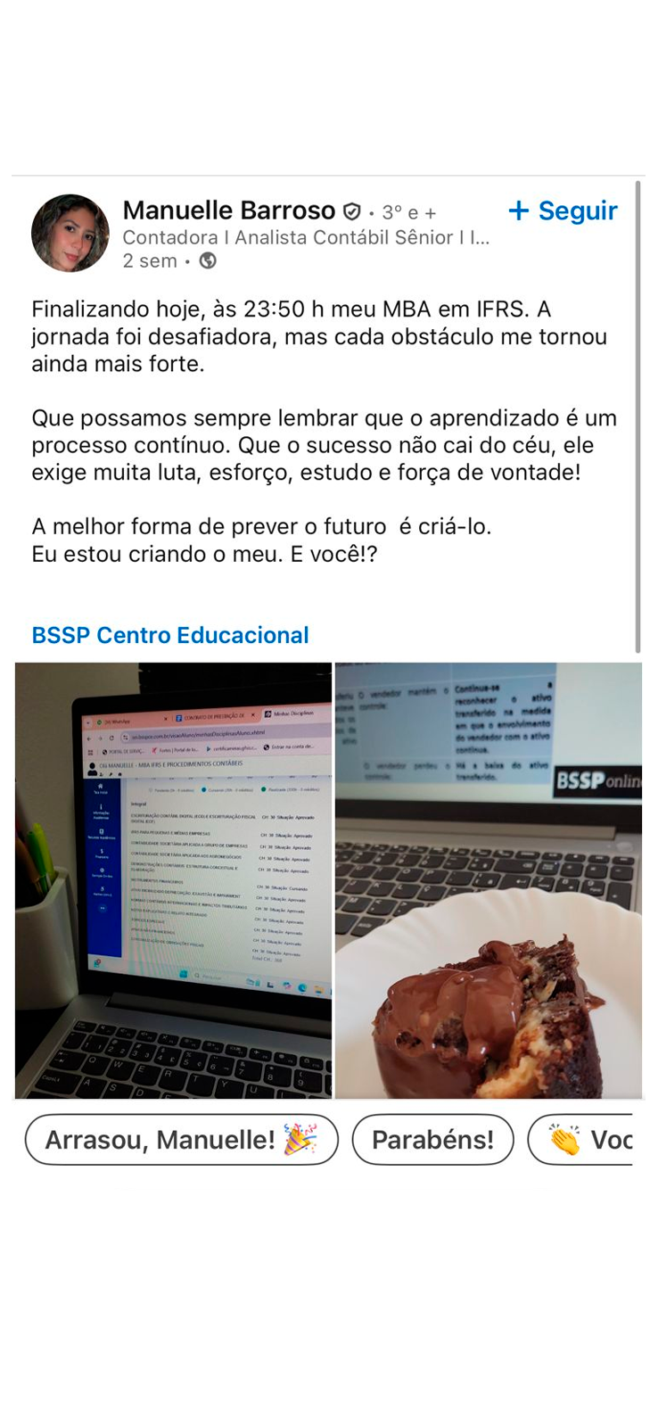 Depoimento publicado no LinkedIn (09)
