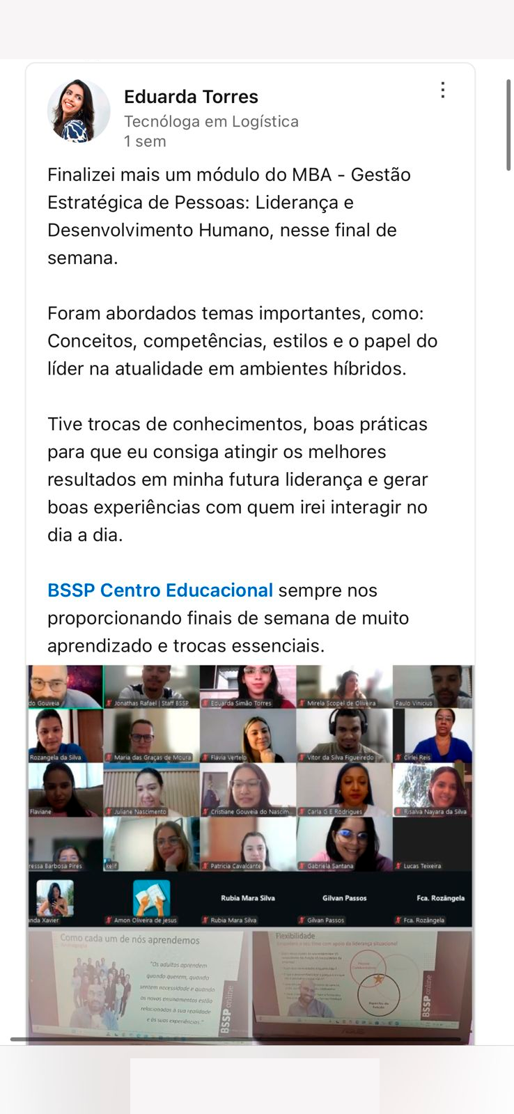 Depoimento publicado no LinkedIn (13)