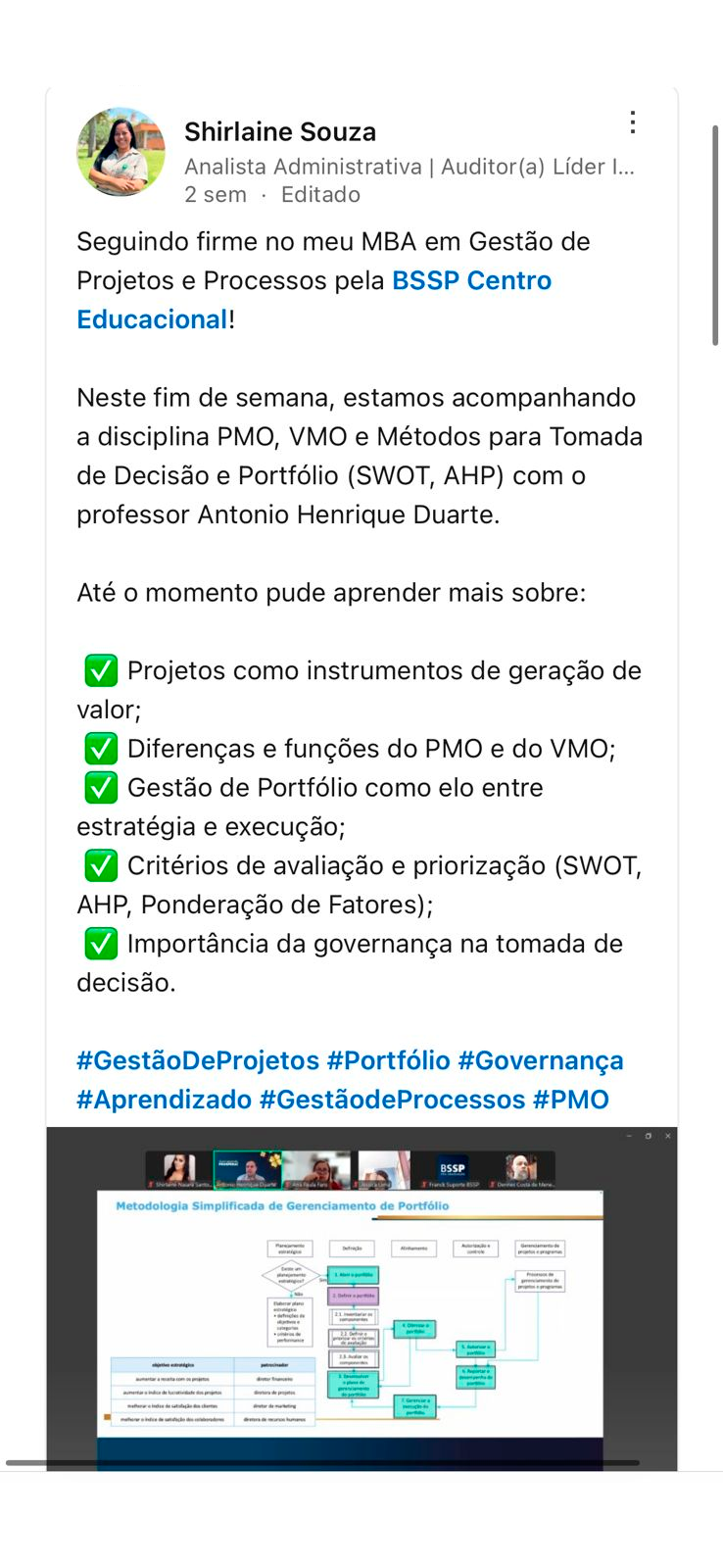 Depoimento publicado no LinkedIn (18)