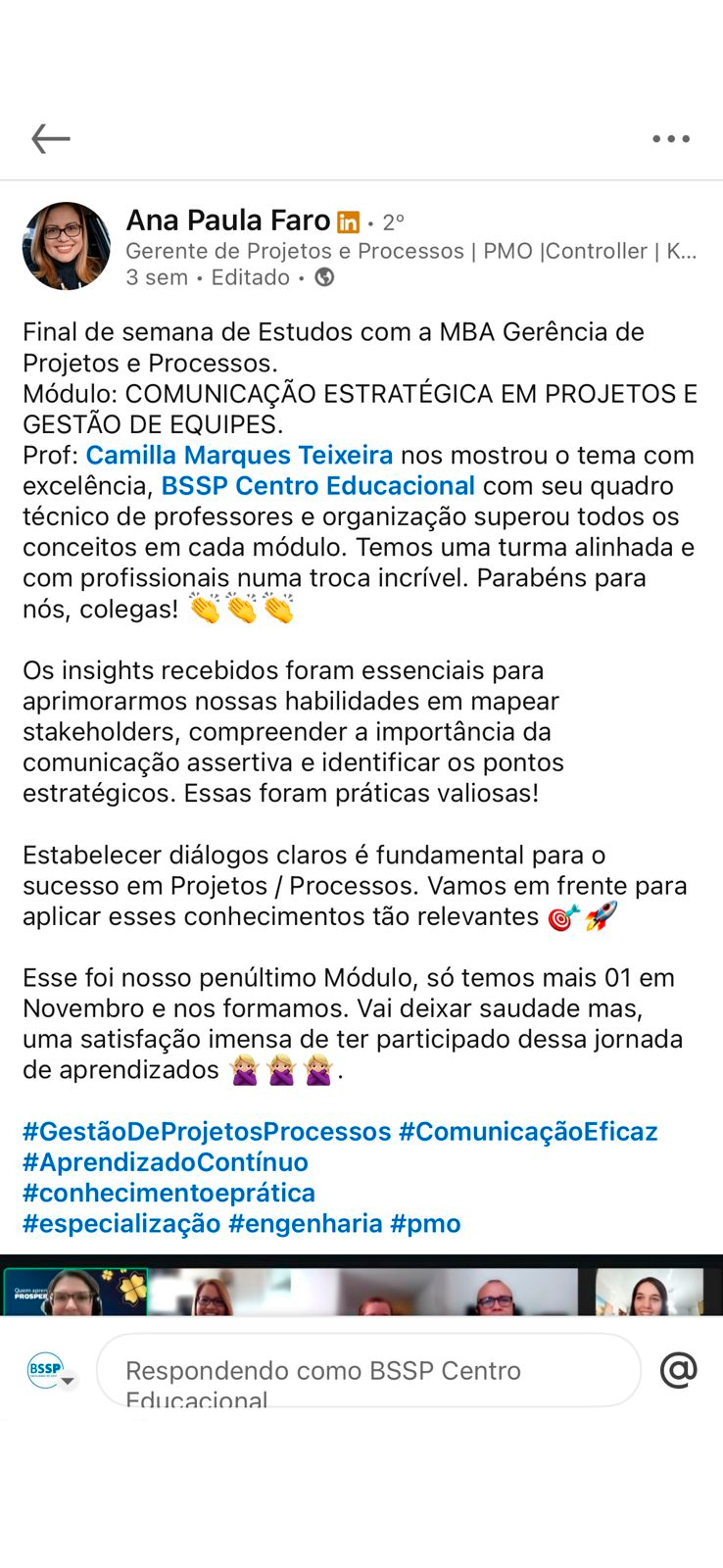 Depoimento publicado no LinkedIn (31)