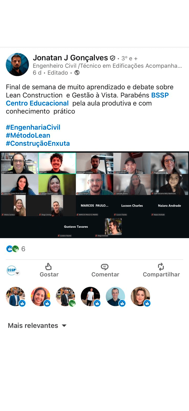 Depoimento publicado no LinkedIn (33)