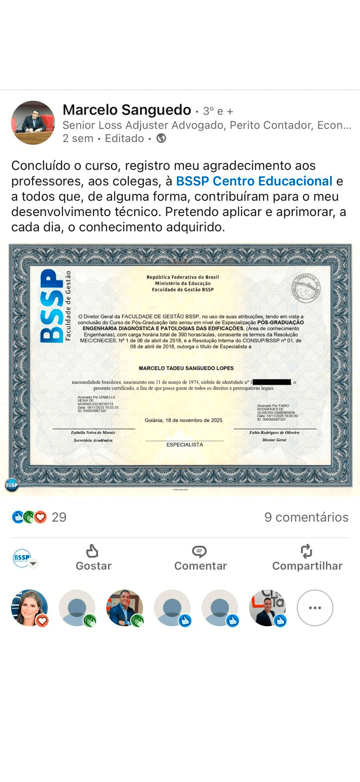 Depoimento publicado no LinkedIn (34)