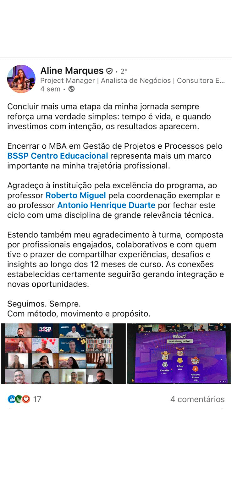Depoimento publicado no LinkedIn (36)